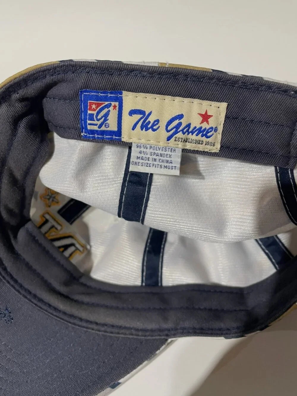 The Game Navy Midshipmen N-Star Tiger Camo Hat Adjustable College Baseball Cap